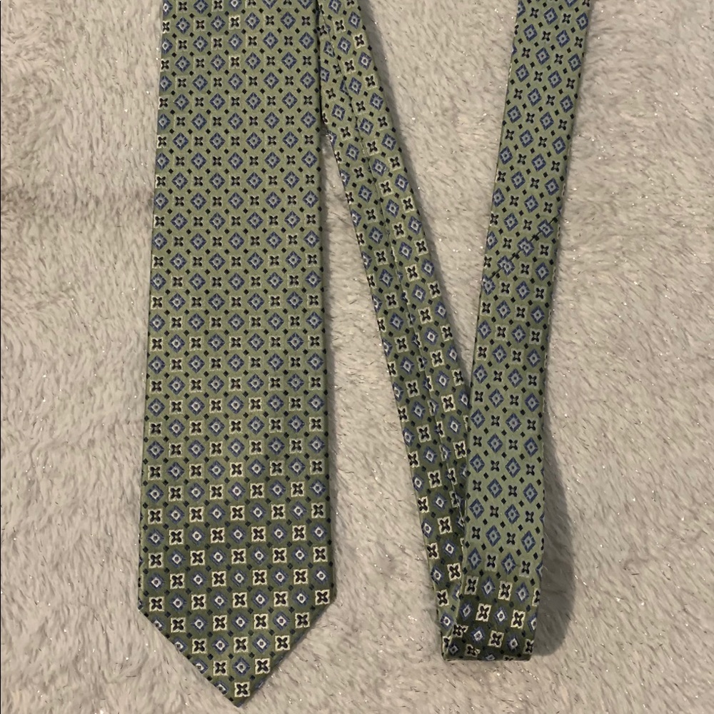 George Geometric Tie 100% Silk Men’s